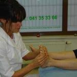 Gumb na stran refleksoterapija refleksna masaza stopal